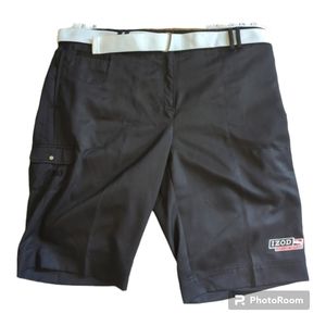 iZOD XFG Pro Series X-Treme Function Black Golf Shorts 36/14 White Belt